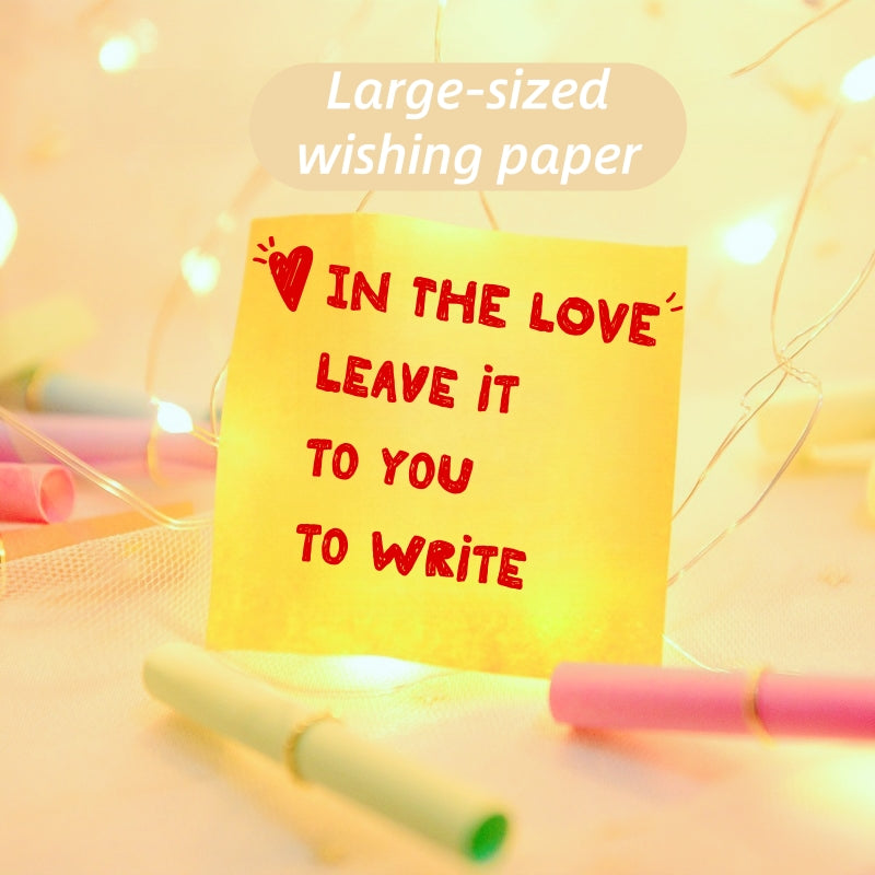 Wishes in a Bottle – Colorful Scrolls in Glass Jar for Wishes & Messages